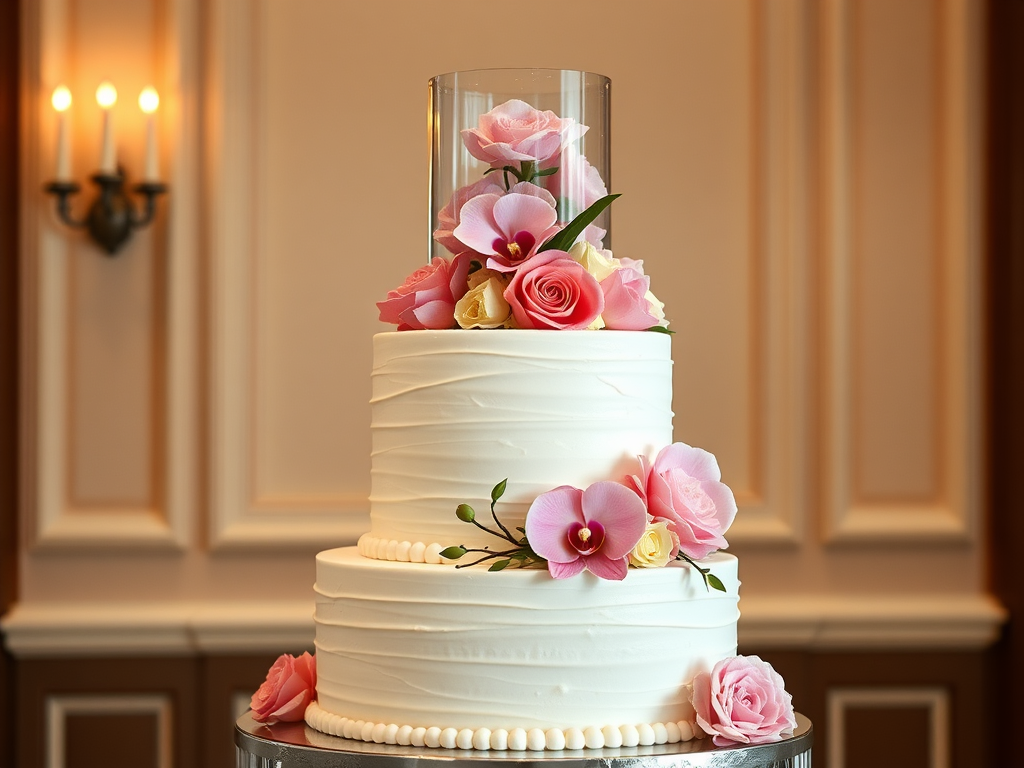 Kue Pernikahan Elegant